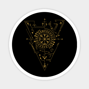 Vegvisir - The Viking Compass | Norse Pagan Symbol Magnet